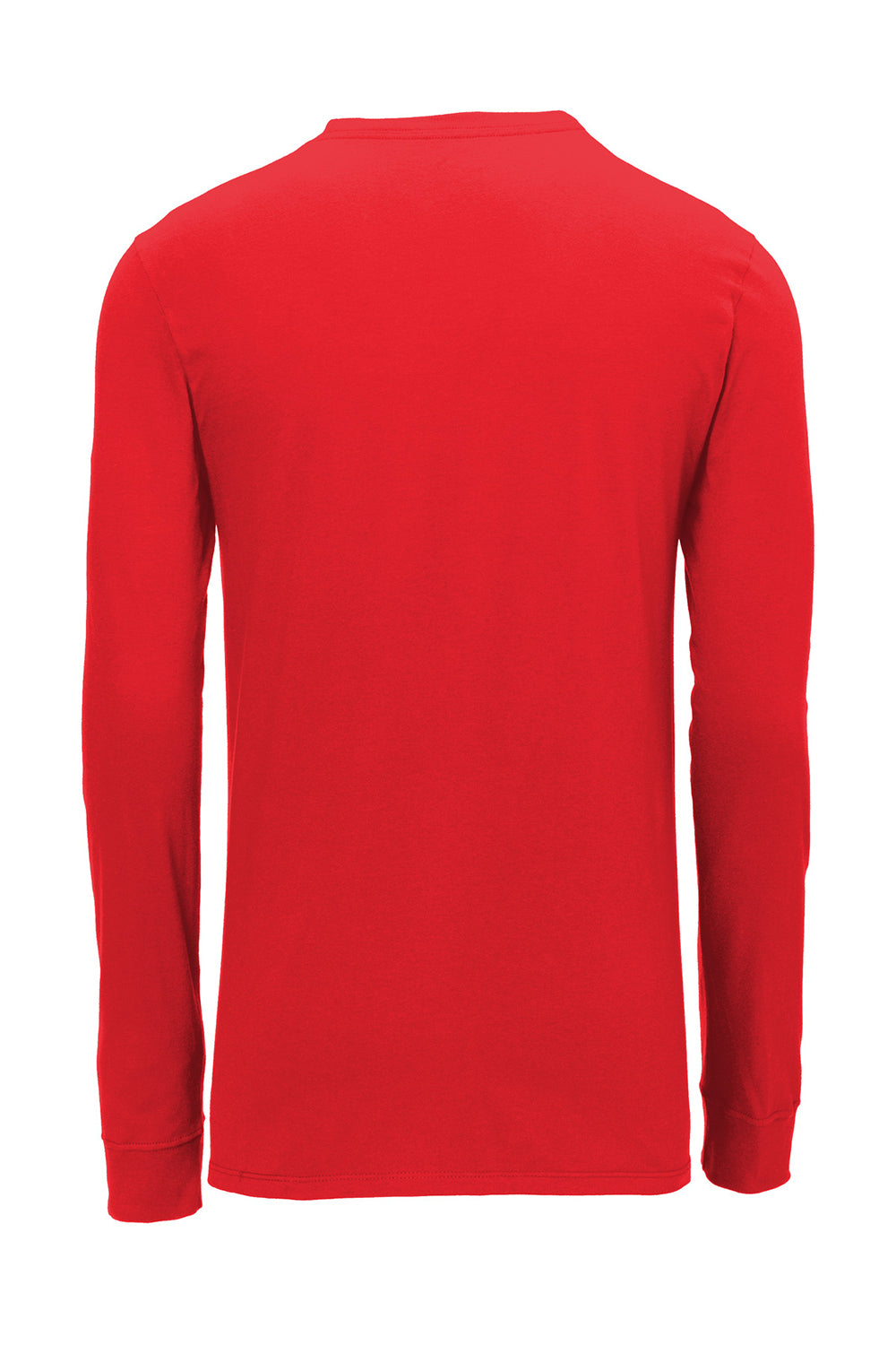 Nike NKBQ5230 Mens Dri-Fit Moisture Wicking Long Sleeve Crewneck T-Shirt University Red Flat Back