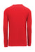 Nike NKBQ5230 Mens Dri-Fit Moisture Wicking Long Sleeve Crewneck T-Shirt University Red Flat Back