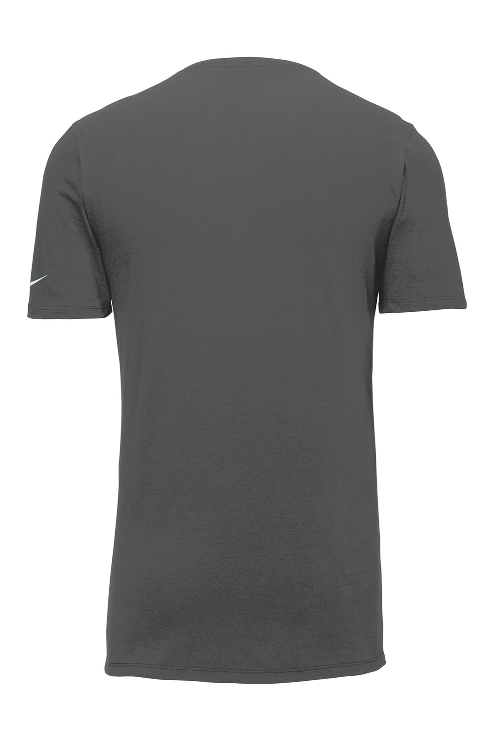 Nike NKBQ5231 Mens Dri-Fit Moisture Wicking Short Sleeve Crewneck T-Shirt Anthracite Grey Flat Back