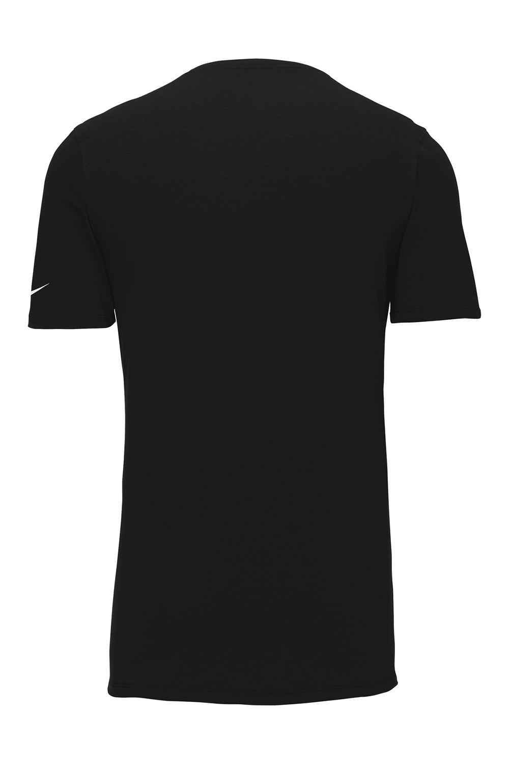 Nike NKBQ5231 Mens Dri-Fit Moisture Wicking Short Sleeve Crewneck T-Shirt Black Flat Back
