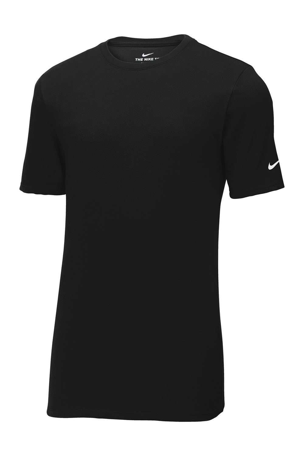 Nike NKBQ5231 Mens Dri-Fit Moisture Wicking Short Sleeve Crewneck T-Shirt Black Flat Front