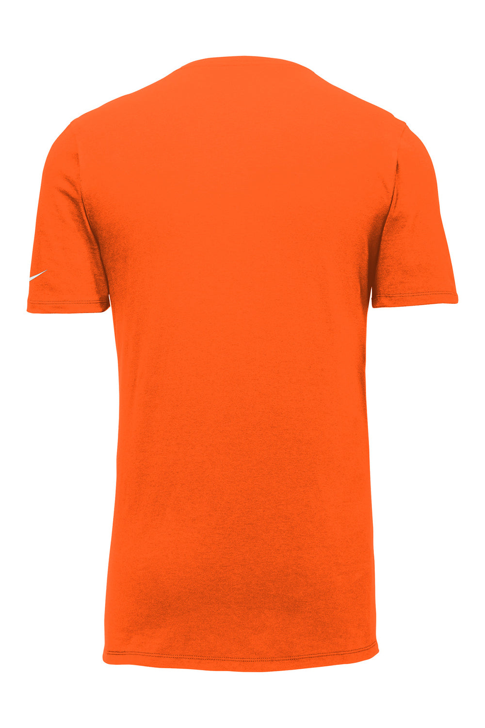 Nike NKBQ5231 Mens Dri-Fit Moisture Wicking Short Sleeve Crewneck T-Shirt Brilliant Orange Flat Back