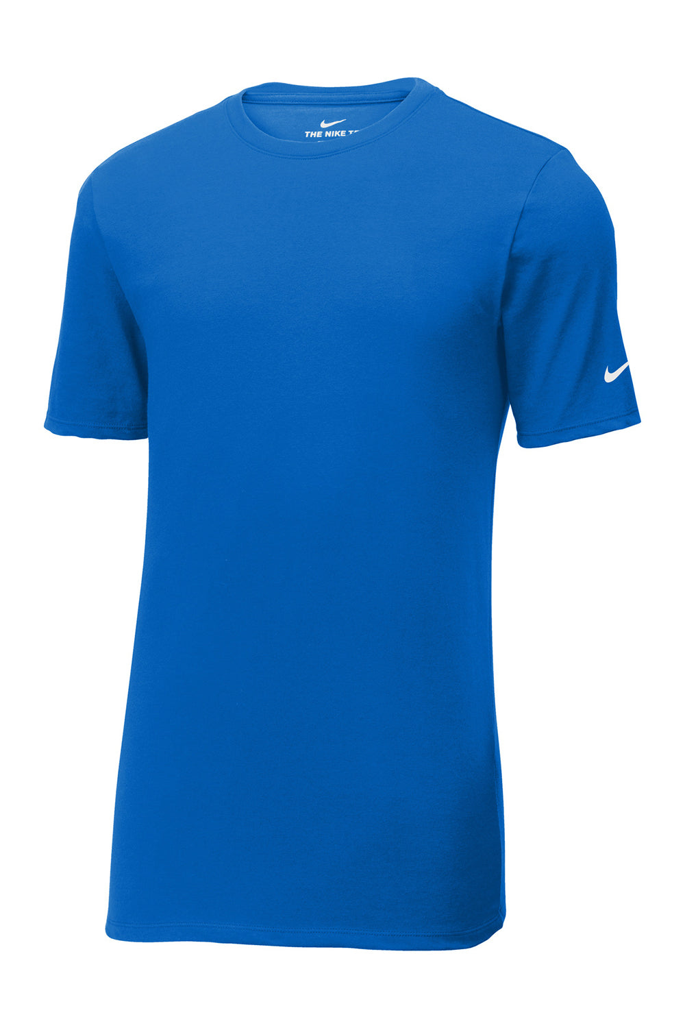 Nike NKBQ5231 Mens Dri-Fit Moisture Wicking Short Sleeve Crewneck T-Shirt Game Royal Blue Flat Front