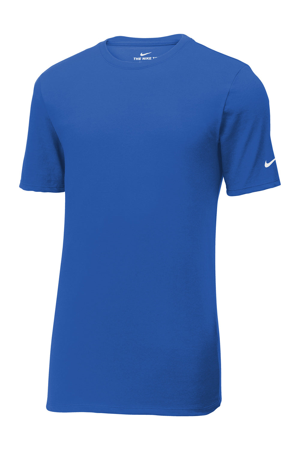 Nike NKBQ5231 Mens Dri-Fit Moisture Wicking Short Sleeve Crewneck T-Shirt Rush Blue Flat Front
