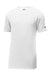 Nike NKBQ5231 Mens Dri-Fit Moisture Wicking Short Sleeve Crewneck T-Shirt White Flat Front