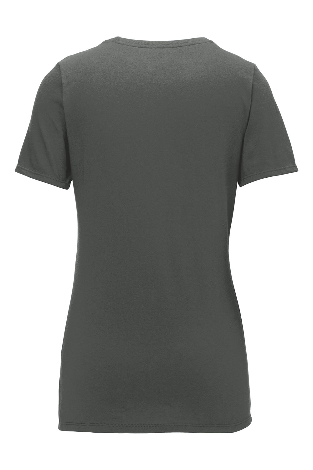 Nike NKBQ5234 Womens Dri-Fit Moisture Wicking Short Sleeve Scoop Neck T-Shirt Anthracite Grey Flat Back