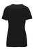 Nike NKBQ5234 Womens Dri-Fit Moisture Wicking Short Sleeve Scoop Neck T-Shirt Black Flat Back