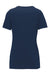 Nike NKBQ5234 Womens Dri-Fit Moisture Wicking Short Sleeve Scoop Neck T-Shirt College Navy Blue Flat Back