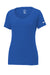 Nike NKBQ5234 Womens Dri-Fit Moisture Wicking Short Sleeve Scoop Neck T-Shirt Rush Blue Flat Front