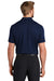 Nike NKBV6042 Mens Essential Dri-Fit Moisture Wicking Short Sleeve Polo Shirt Midnight Navy Blue Model Back