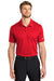 Nike NKBV6042 Mens Essential Dri-Fit Moisture Wicking Short Sleeve Polo Shirt University Red Model Front