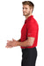 Nike NKBV6042 Mens Essential Dri-Fit Moisture Wicking Short Sleeve Polo Shirt University Red Model Side