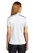 Nike NKBV6043 Womens Essential Dri-Fit Moisture Wicking Short Sleeve Polo Shirt White Model Back