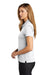 Nike NKBV6043 Womens Essential Dri-Fit Moisture Wicking Short Sleeve Polo Shirt White Model Side