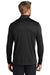 Nike NKBV6044 Mens Dri-Fit Moisture Wicking 1/4 Zip Sweatshirt Black Model Back