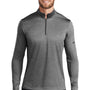 Nike Mens Dri-Fit Moisture Wicking 1/4 Zip Sweatshirt - Heather Black