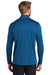 Nike NKBV6044 Mens Dri-Fit Moisture Wicking 1/4 Zip Sweatshirt Gym Blue Model Back