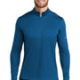 Nike Mens Dri-Fit Moisture Wicking 1/4 Zip Sweatshirt - Gym Blue
