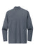 Nike NKBV6044 Mens Dri-Fit Moisture Wicking 1/4 Zip Sweatshirt Heather Navy Blue Flat Back