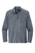 Nike NKBV6044 Mens Dri-Fit Moisture Wicking 1/4 Zip Sweatshirt Heather Navy Blue Flat Front