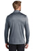 Nike NKBV6044 Mens Dri-Fit Moisture Wicking 1/4 Zip Sweatshirt Heather Navy Blue Model Back