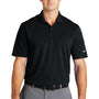 Nike Mens Dri-Fit Moisture Wicking Micro Pique 2.0 Short Sleeve Polo Shirt - Black
