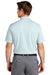 Nike NKDC1963 Mens Dri-Fit Moisture Wicking Micro Pique 2.0 Short Sleeve Polo Shirt Blue Tint Model Back