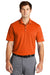 Nike NKDC1963 Mens Dri-Fit Moisture Wicking Micro Pique 2.0 Short Sleeve Polo Shirt Brilliant Orange Model Front