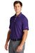 Nike NKDC1963 Mens Dri-Fit Moisture Wicking Micro Pique 2.0 Short Sleeve Polo Shirt Court Purple Model 3Q