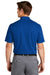 Nike NKDC1963 Mens Dri-Fit Moisture Wicking Micro Pique 2.0 Short Sleeve Polo Shirt Gym Blue Model Back