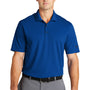 Nike Mens Dri-Fit Moisture Wicking Micro Pique 2.0 Short Sleeve Polo Shirt - Gym Blue