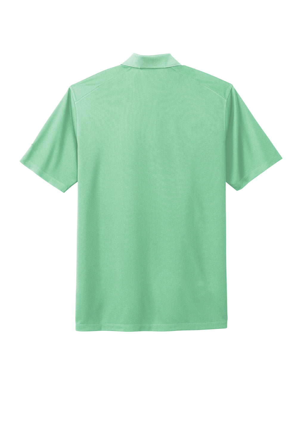 Nike NKDC1963 Mens Dri-Fit Moisture Wicking Micro Pique 2.0 Short Sleeve Polo Shirt Mint Green Flat Back