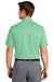 Nike NKDC1963 Mens Dri-Fit Moisture Wicking Micro Pique 2.0 Short Sleeve Polo Shirt Mint Green Model Back