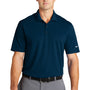Nike Mens Dri-Fit Moisture Wicking Micro Pique 2.0 Short Sleeve Polo Shirt - Navy Blue