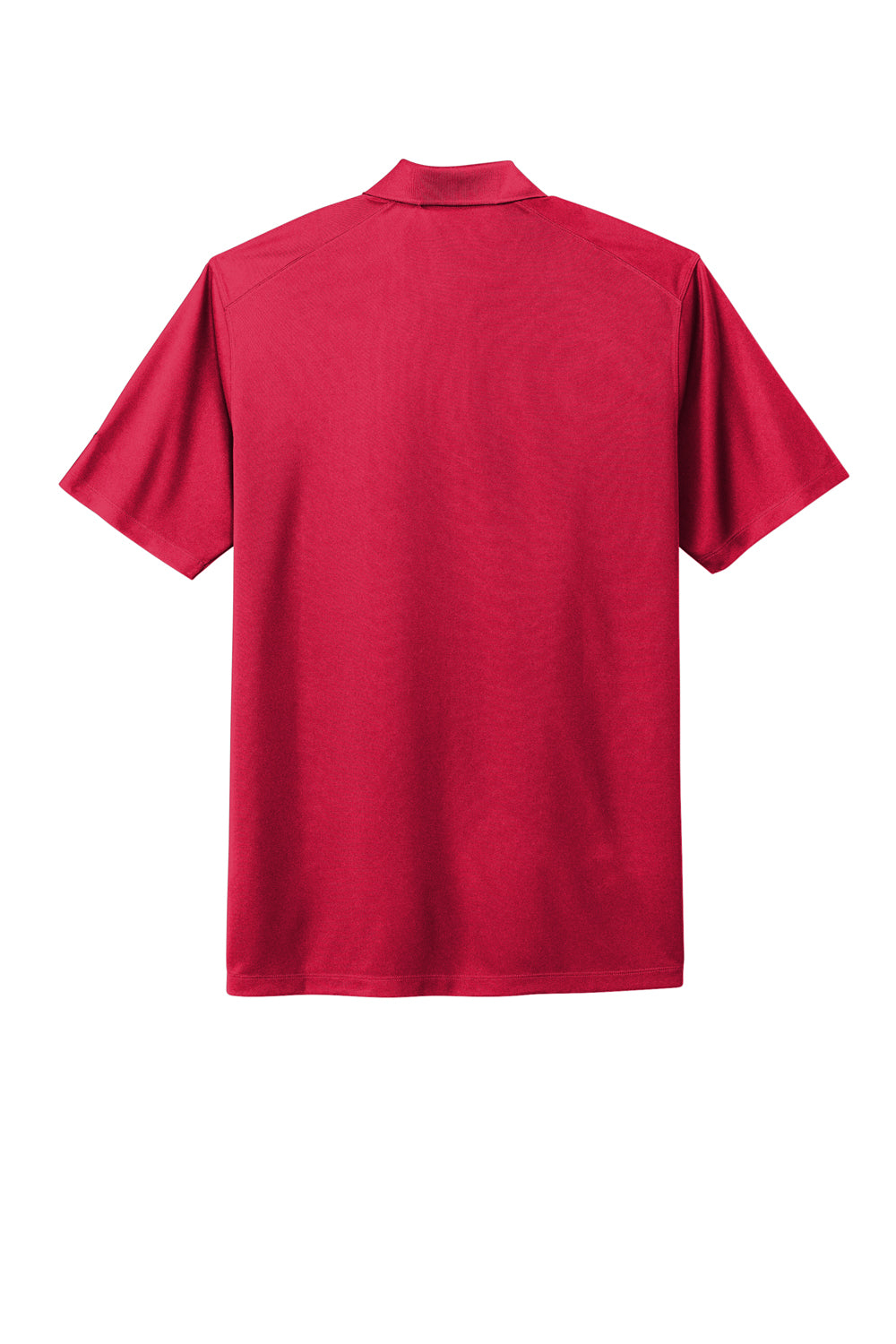 Nike NKDC1963 Mens Dri-Fit Moisture Wicking Micro Pique 2.0 Short Sleeve Polo Shirt University Red Flat Back