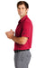 Nike NKDC1963 Mens Dri-Fit Moisture Wicking Micro Pique 2.0 Short Sleeve Polo Shirt University Red Model Side