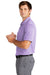 Nike NKDC1963 Mens Dri-Fit Moisture Wicking Micro Pique 2.0 Short Sleeve Polo Shirt Urban Lilac Purple Model Side