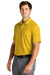 Nike NKDC1963 Mens Dri-Fit Moisture Wicking Micro Pique 2.0 Short Sleeve Polo Shirt Varsity Maize Yellow Model 3Q