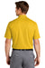 Nike NKDC1963 Mens Dri-Fit Moisture Wicking Micro Pique 2.0 Short Sleeve Polo Shirt Varsity Maize Yellow Model Back