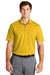 Nike NKDC1963 Mens Dri-Fit Moisture Wicking Micro Pique 2.0 Short Sleeve Polo Shirt Varsity Maize Yellow Model Front