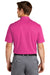 Nike NKDC1963 Mens Dri-Fit Moisture Wicking Micro Pique 2.0 Short Sleeve Polo Shirt Vivid Pink Model Back