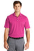 Nike NKDC1963 Mens Dri-Fit Moisture Wicking Micro Pique 2.0 Short Sleeve Polo Shirt Vivid Pink Model Front