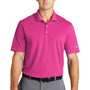 Nike Mens Dri-Fit Moisture Wicking Micro Pique 2.0 Short Sleeve Polo Shirt - Vivid Pink
