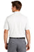 Nike NKDC1963 Mens Dri-Fit Moisture Wicking Micro Pique 2.0 Short Sleeve Polo Shirt White Model Back
