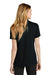 Nike NKDC1991 Womens Dri-Fit Moisture Wicking Micro Pique 2.0 Short Sleeve Polo Shirt Black Model Back