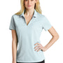 Nike Womens Dri-Fit Moisture Wicking Micro Pique 2.0 Short Sleeve Polo Shirt - Blue Tint