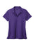 Nike NKDC1991 Womens Dri-Fit Moisture Wicking Micro Pique 2.0 Short Sleeve Polo Shirt Court Purple Flat Front