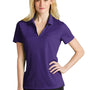 Nike Womens Dri-Fit Moisture Wicking Micro Pique 2.0 Short Sleeve Polo Shirt - Court Purple