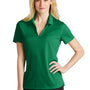 Nike Womens Dri-Fit Moisture Wicking Micro Pique 2.0 Short Sleeve Polo Shirt - Lucid Green