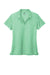 Nike NKDC1991 Womens Dri-Fit Moisture Wicking Micro Pique 2.0 Short Sleeve Polo Shirt Mint Green Flat Front